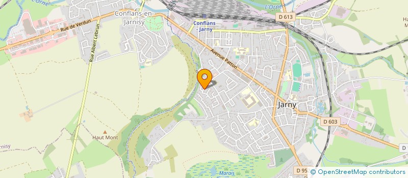 localisation de l'entreprise DH.SG  JARNY