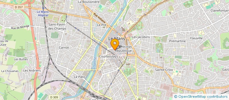 localisation de l'entreprise DH SIX GROUPE  LE MANS