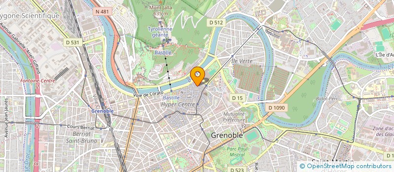 localisation de l'entreprise DH STUDIO à GRENOBLE