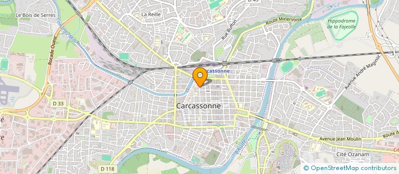 localisation de l'entreprise DH VITICOLE à CARCASSONNE