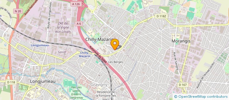 localisation de l'entreprise DH2O PLANETE BLEUE à CHILLY-MAZARIN