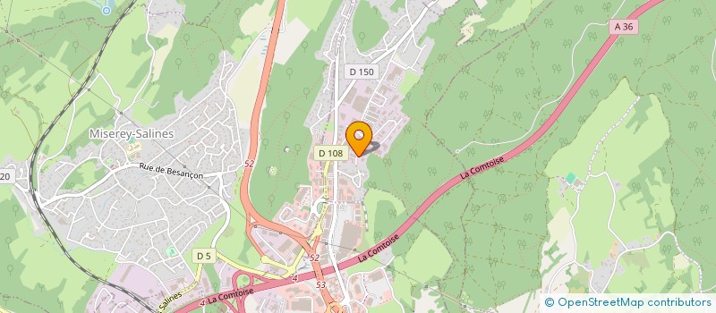 localisation de l'entreprise DH2ST  CHATILLON-LE-DUC