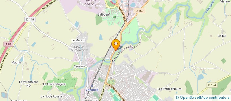 localisation de l'entreprise DHA à CHEMILLE-EN-ANJOU