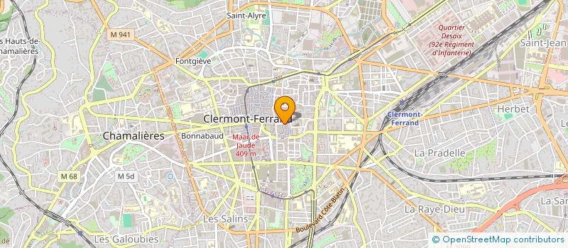 localisation de l'entreprise DHA DESIGN  CLERMONT-FERRAND