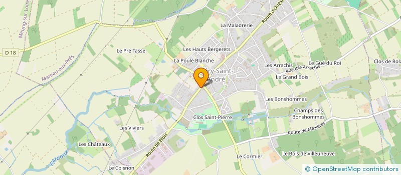 localisation de l'entreprise DHA IMMO à CLERY-SAINT-ANDRE