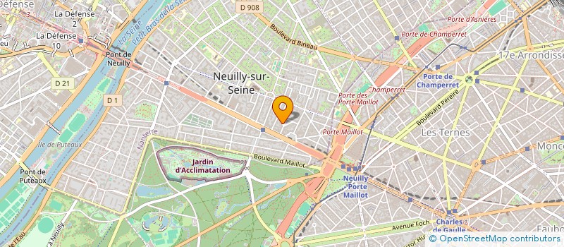 localisation de l'entreprise DHA SZTARK à NEUILLY-SUR-SEINE