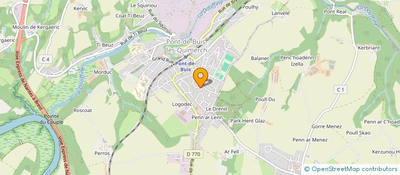 localisation de l'entreprise DHAB-PARI  PONT-DE-BUIS-LES-QUIMERCH