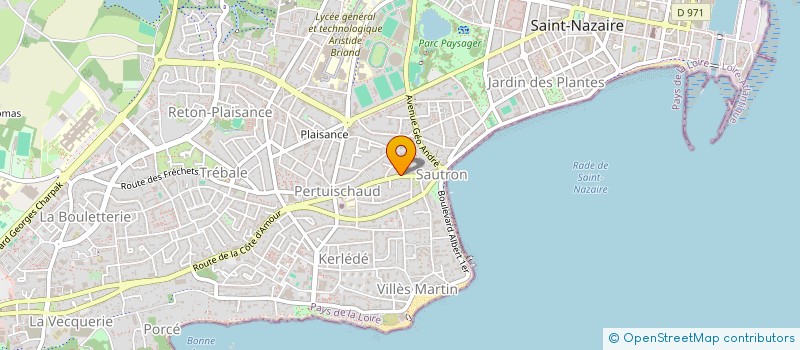 localisation de l'entreprise DHAGPO MEDITATION  SAINT-NAZAIRE