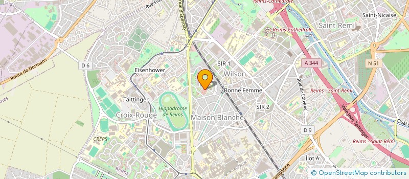 localisation de l'entreprise DHAKA  REIMS