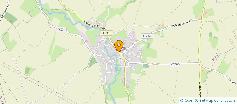 localisation de l'entreprise DHALCI COIFF  HAUSSY