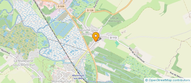 localisation de l'entreprise DHALENNE SE  NEUVILLE-SOUS-MONTREUIL