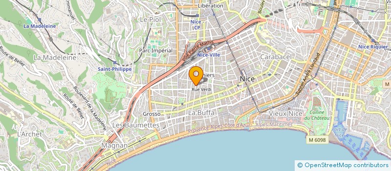 localisation de l'entreprise DHALIA CONSULTING à NICE