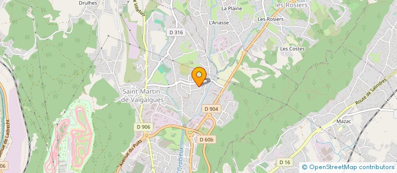 localisation de l'entreprise DHAMCO  SAINT-MARTIN-DE-VALGALGUES