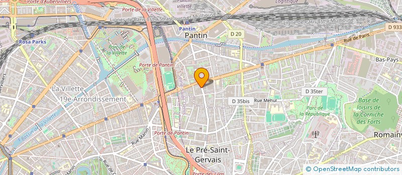 localisation de l'entreprise DHAN SHIRI à PANTIN