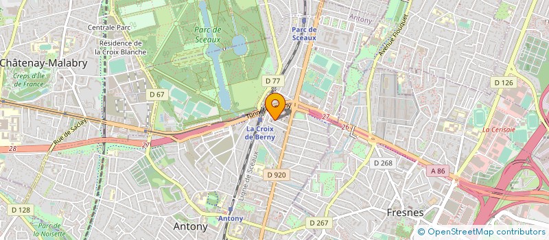 localisation de l'entreprise DHARANA 21 à ANTONY