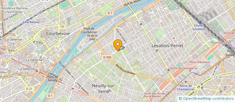 localisation de l'entreprise DHAREZ à NEUILLY-SUR-SEINE