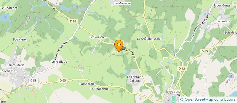 localisation de l'entreprise DHARMA 2 à EYJEAUX