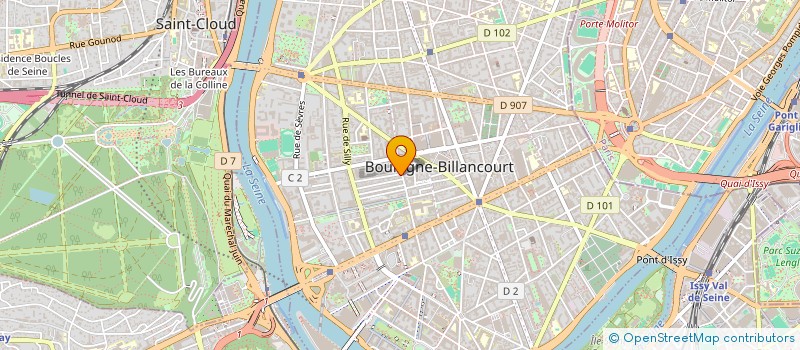localisation de l'entreprise DHARMA à BOULOGNE-BILLANCOURT