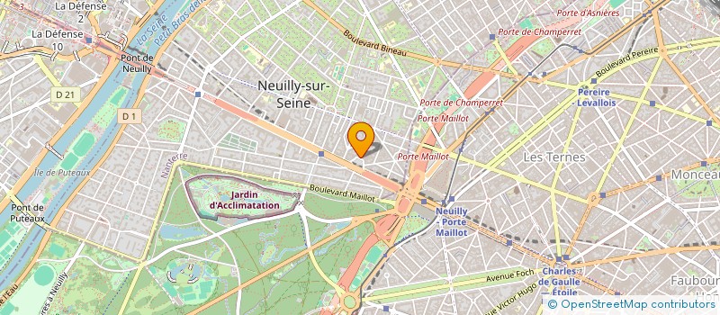 localisation de l'entreprise DHARMA à NEUILLY-SUR-SEINE