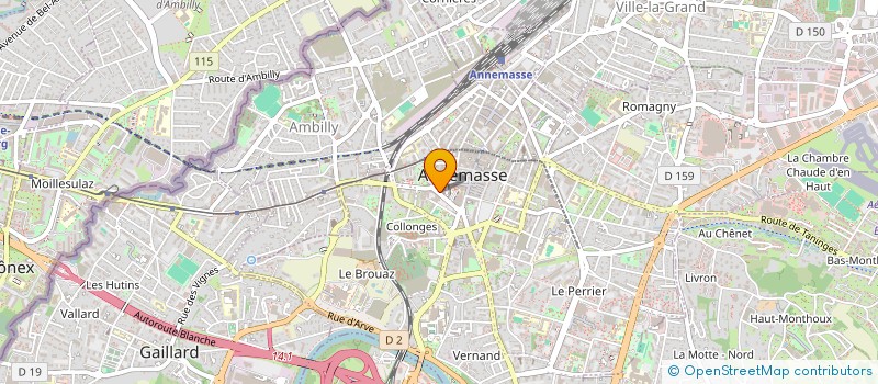 localisation de l'entreprise DHARMA CONCEPT  ANNEMASSE