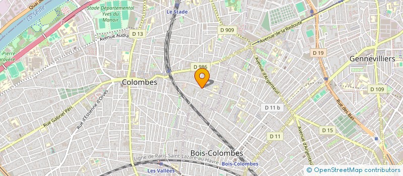 localisation de l'entreprise DHARMA SANGH à COLOMBES