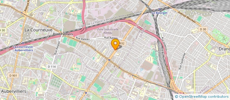 localisation de l'entreprise DHAYAL à LA COURNEUVE