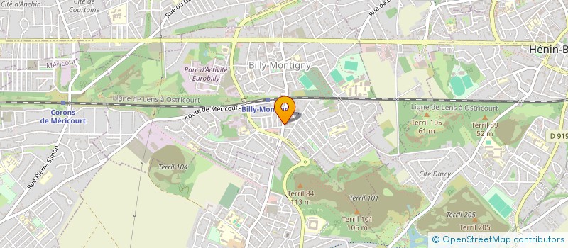 localisation de l'entreprise DHAYNAUT ET LOGET SAS à BILLY-MONTIGNY