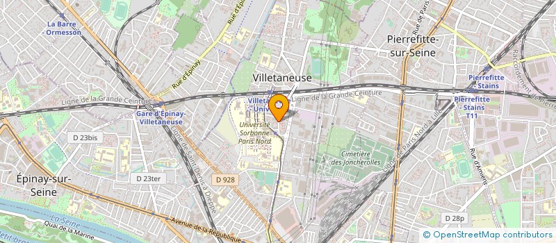 localisation de l'entreprise DHB à VILLETANEUSE