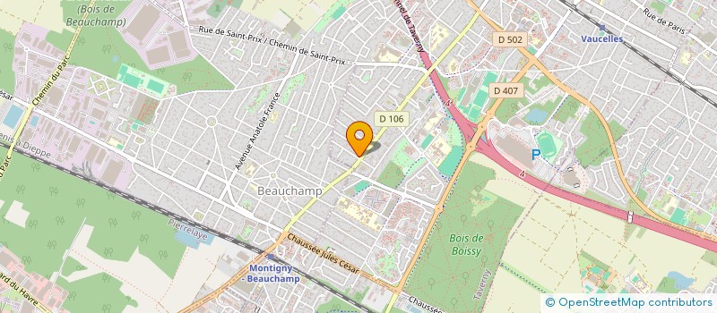 localisation de l'entreprise DHB SOLUTIONS à TAVERNY