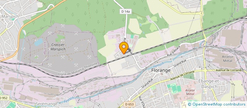 localisation de l'entreprise DHBA  FLORANGE