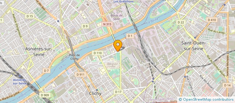 localisation de l'entreprise DHC à CLICHY