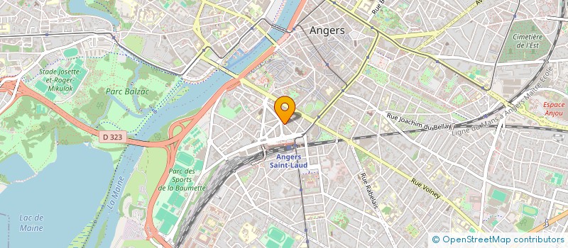 localisation de l'entreprise DHC  ANGERS