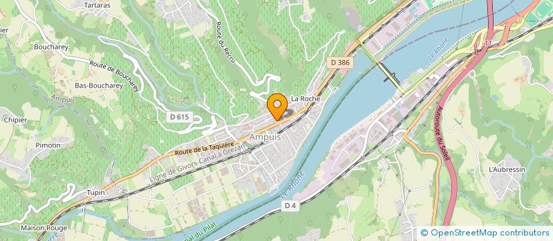 localisation de l'entreprise DHC  AMPUIS