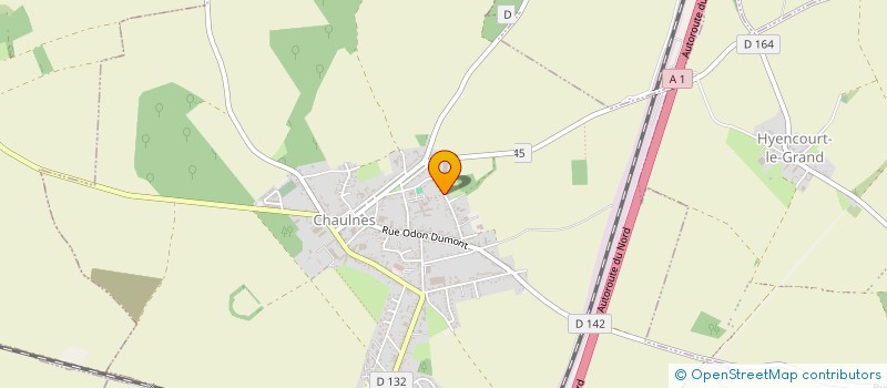 localisation de l'entreprise DHC à CHAULNES