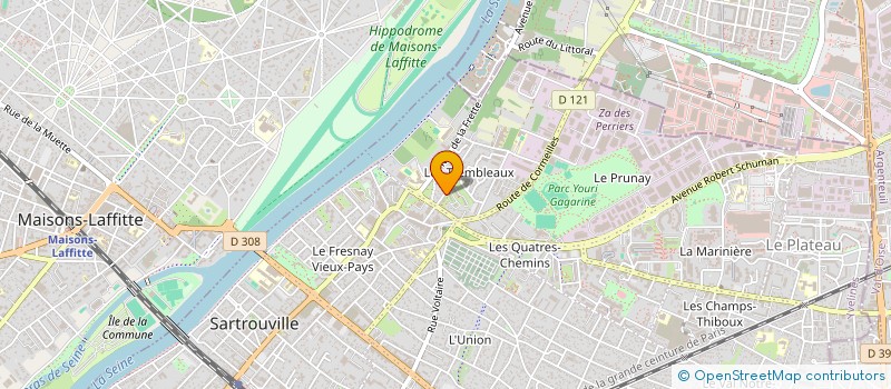 localisation de l'entreprise DHC GROUP  SARTROUVILLE