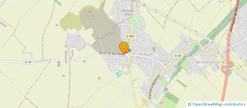 localisation de l'entreprise DHC PRODUCTION  HULLUCH