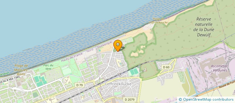 localisation de l'entreprise DHD  LEFFRINCKOUCKE