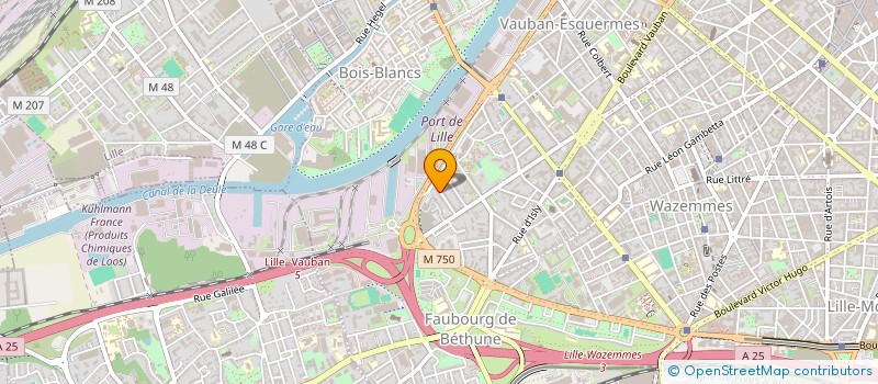 localisation de l'entreprise DHD à LILLE