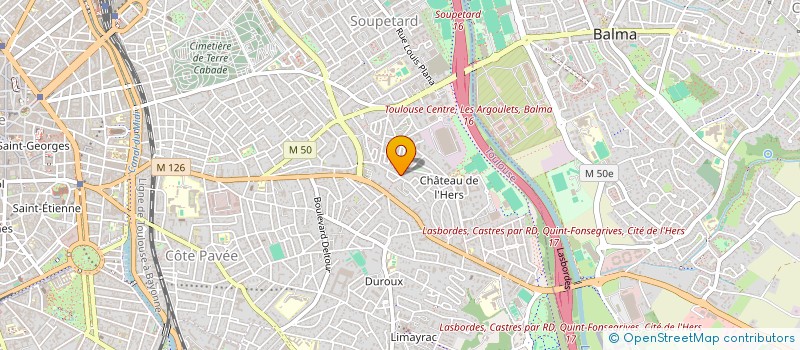 localisation de l'entreprise DHD à TOULOUSE