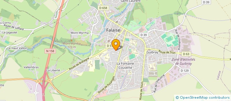 localisation de l'entreprise DHD FALAISE à FALAISE