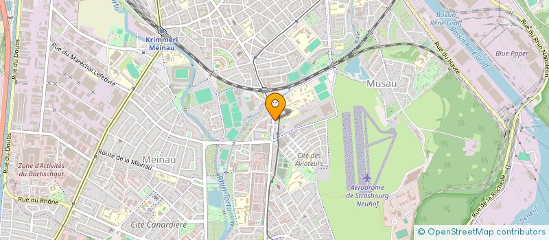 localisation de l'entreprise DHD-SAM à STRASBOURG