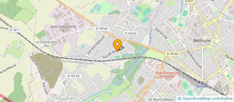 localisation de l'entreprise DHE à ANNEZIN