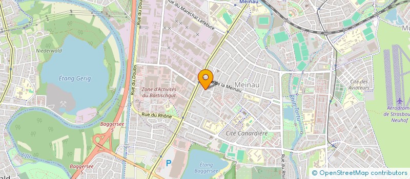 localisation de l'entreprise DHERA  STRASBOURG