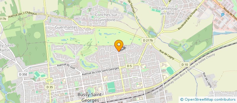 localisation de l'entreprise DHERBEC  BUSSY-SAINT-GEORGES