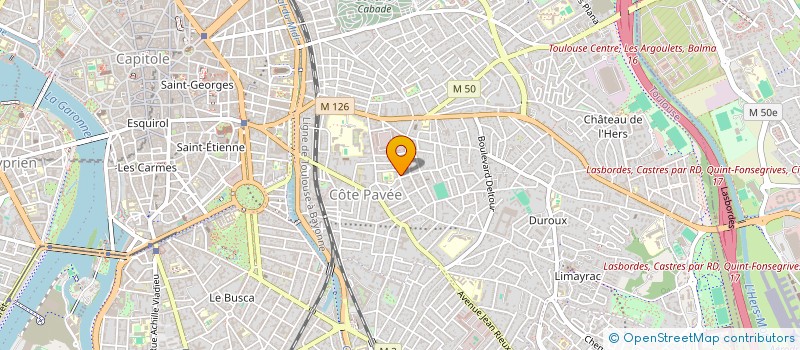 localisation de l'entreprise DHEROU à TOULOUSE