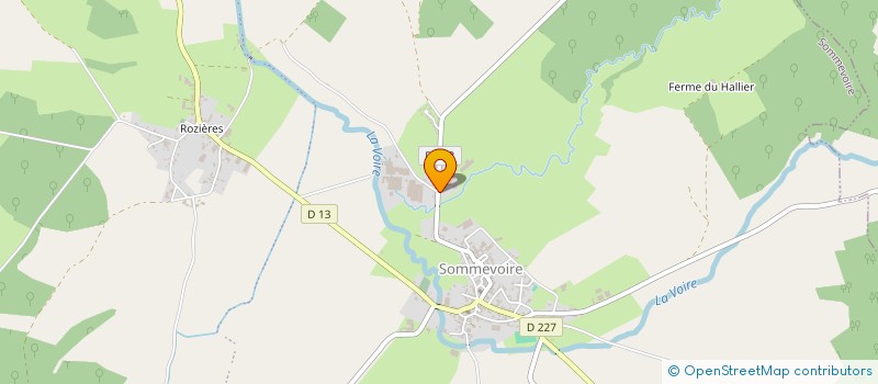 localisation de l'entreprise DHEU GAETAN à SOMMEVOIRE