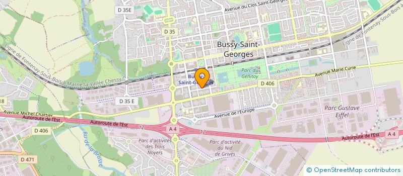 localisation de l'entreprise DHEXA EXPERTISE & AUDIT  BUSSY-SAINT-GEORGES