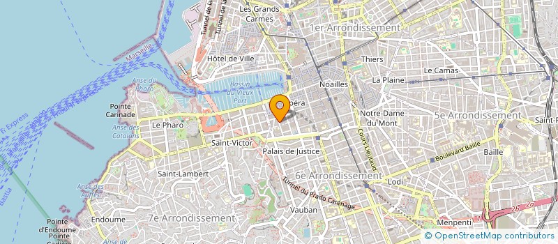 localisation de l'entreprise DHF AVOCATS à MARSEILLE