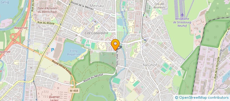 localisation de l'entreprise DHG  STRASBOURG