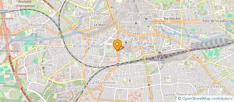 localisation de l'entreprise DHI  RENNES